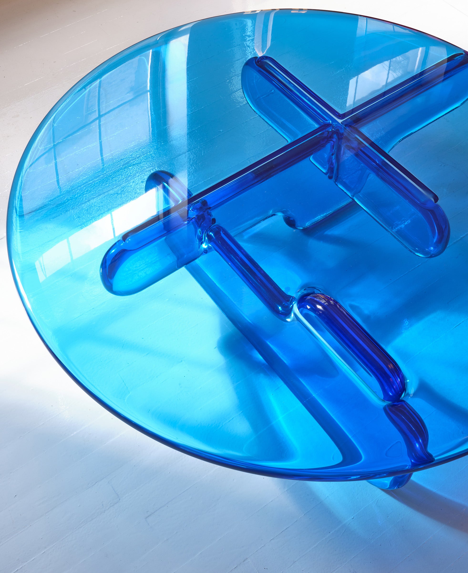 Plump Coffee Table in Blue