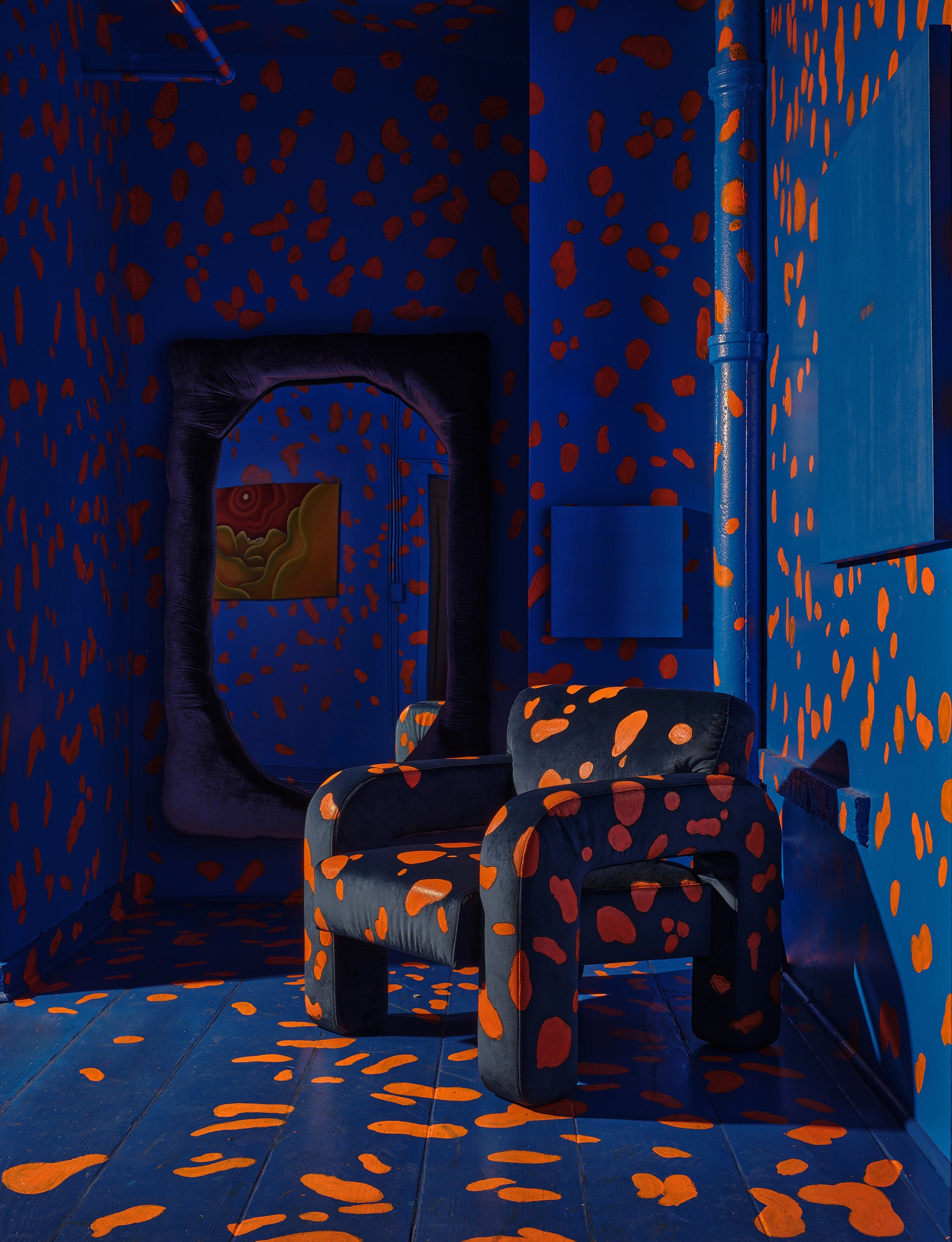 Carlo Chair in Blue