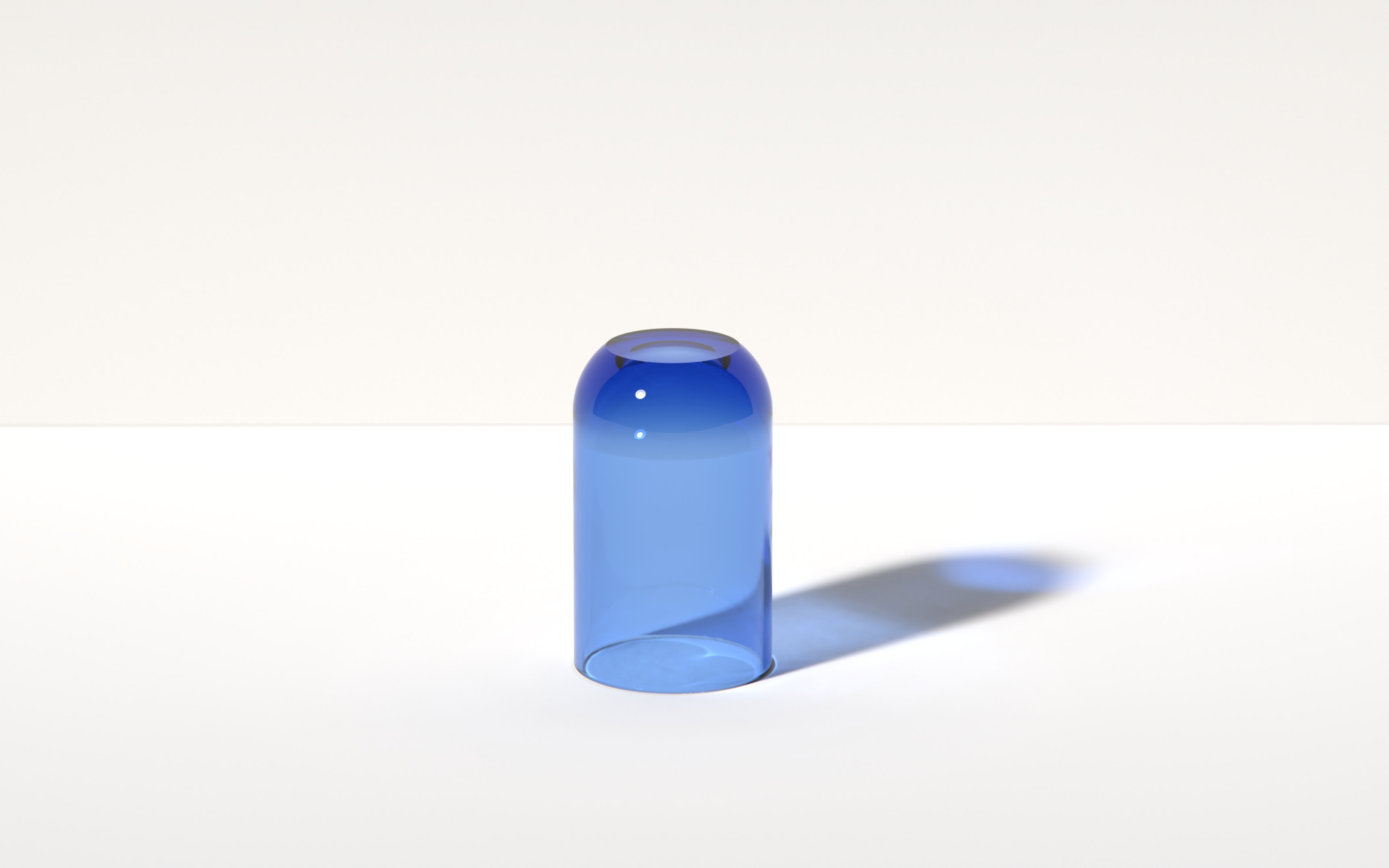 Mini Dew Drop in Aegean Blue