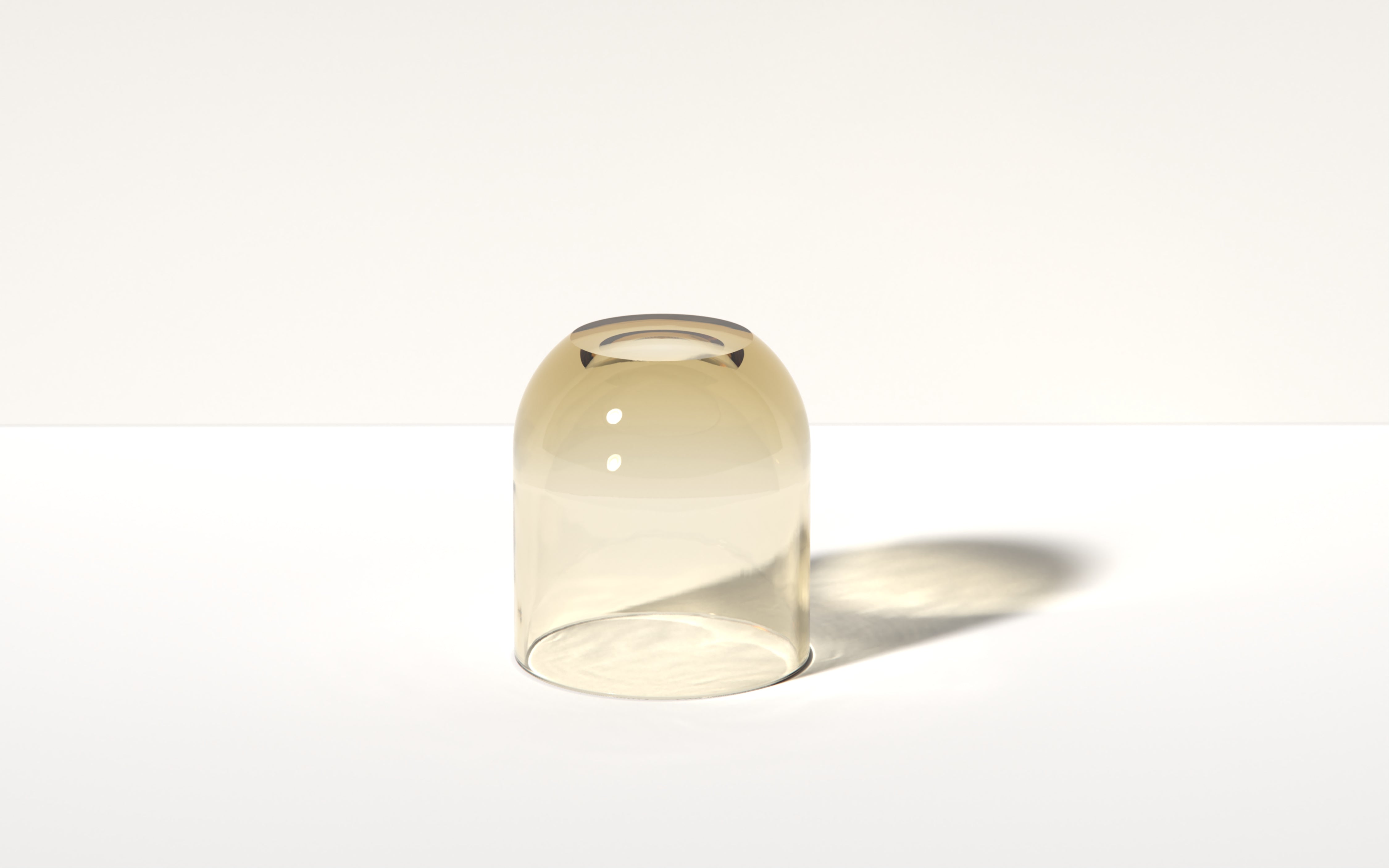Small Dew Drop in Topaz Yellow