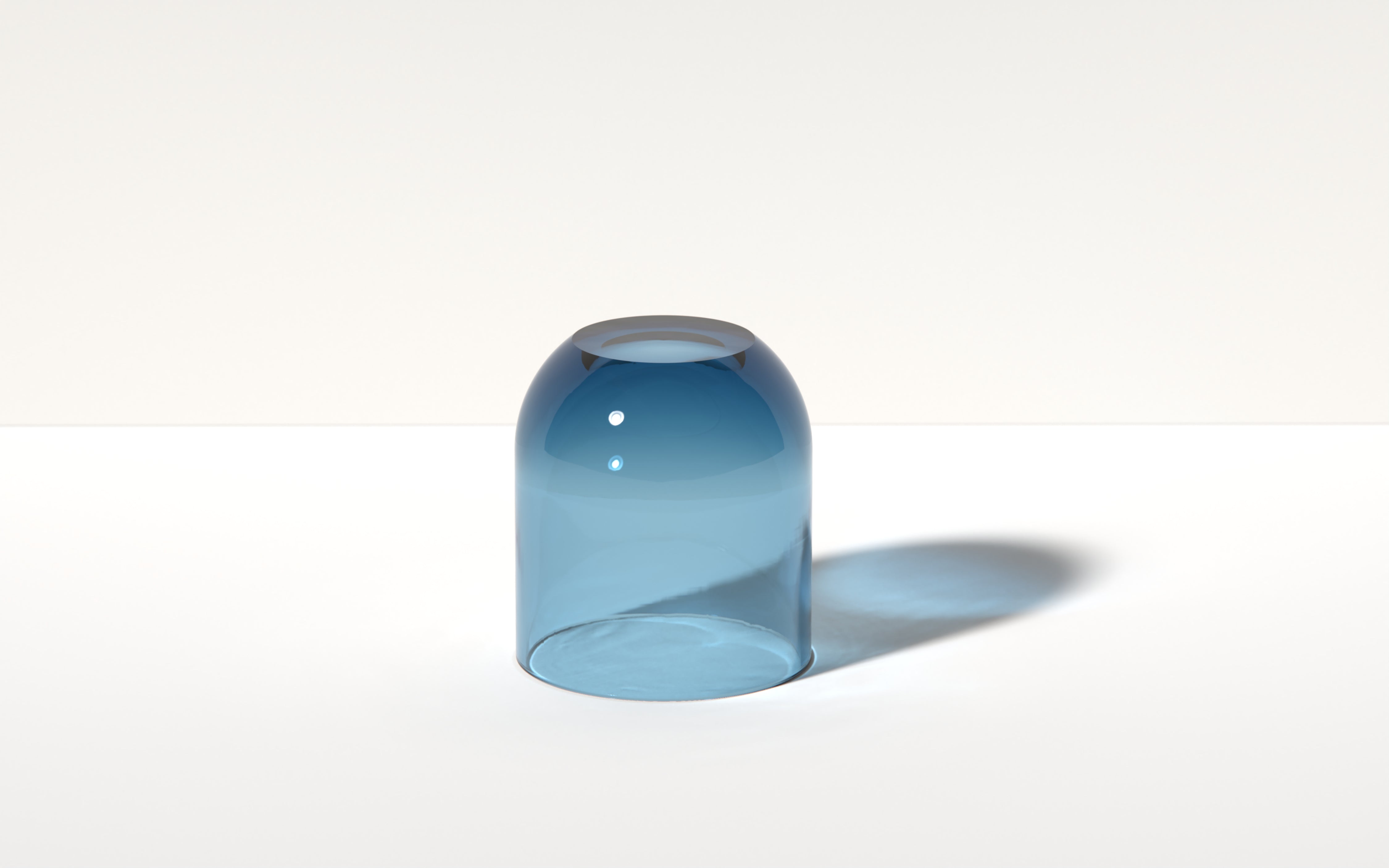 Small Dew Drop in Bold Blue