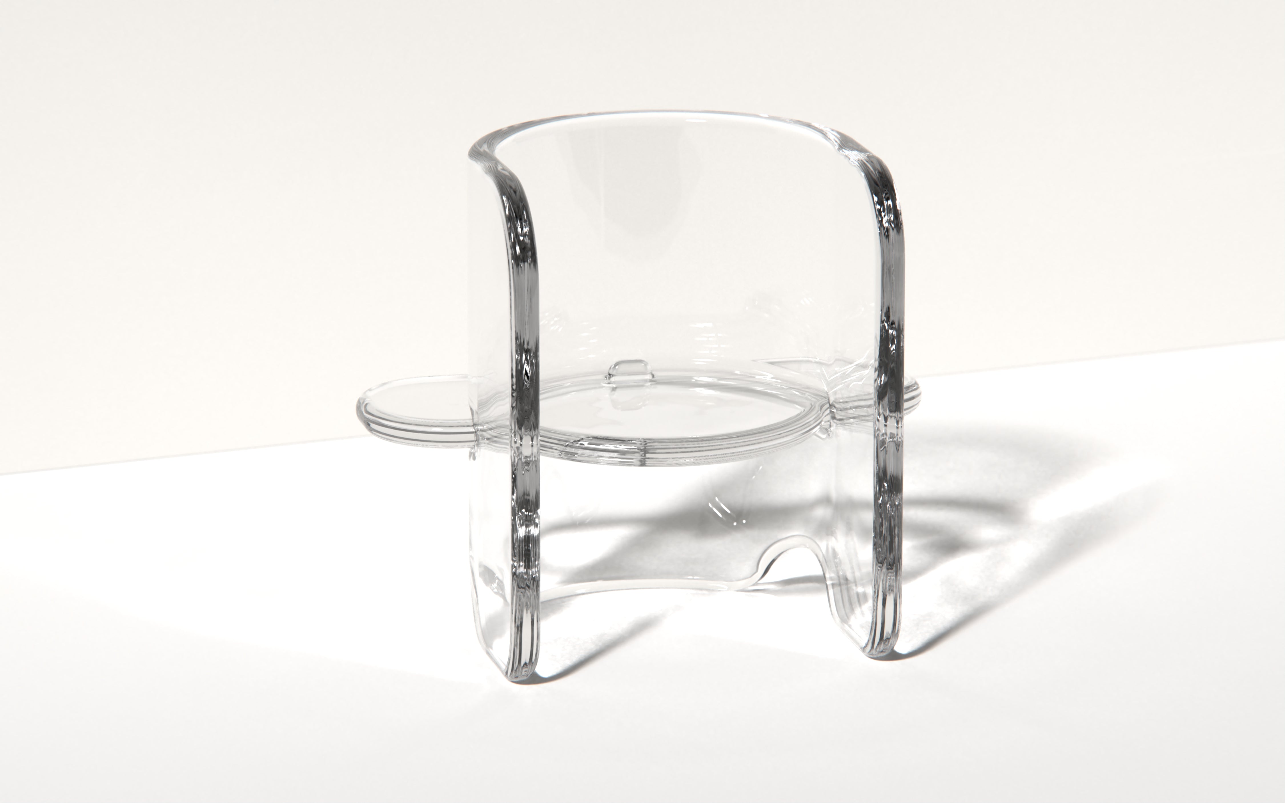 Plump Chair in Bold Blue