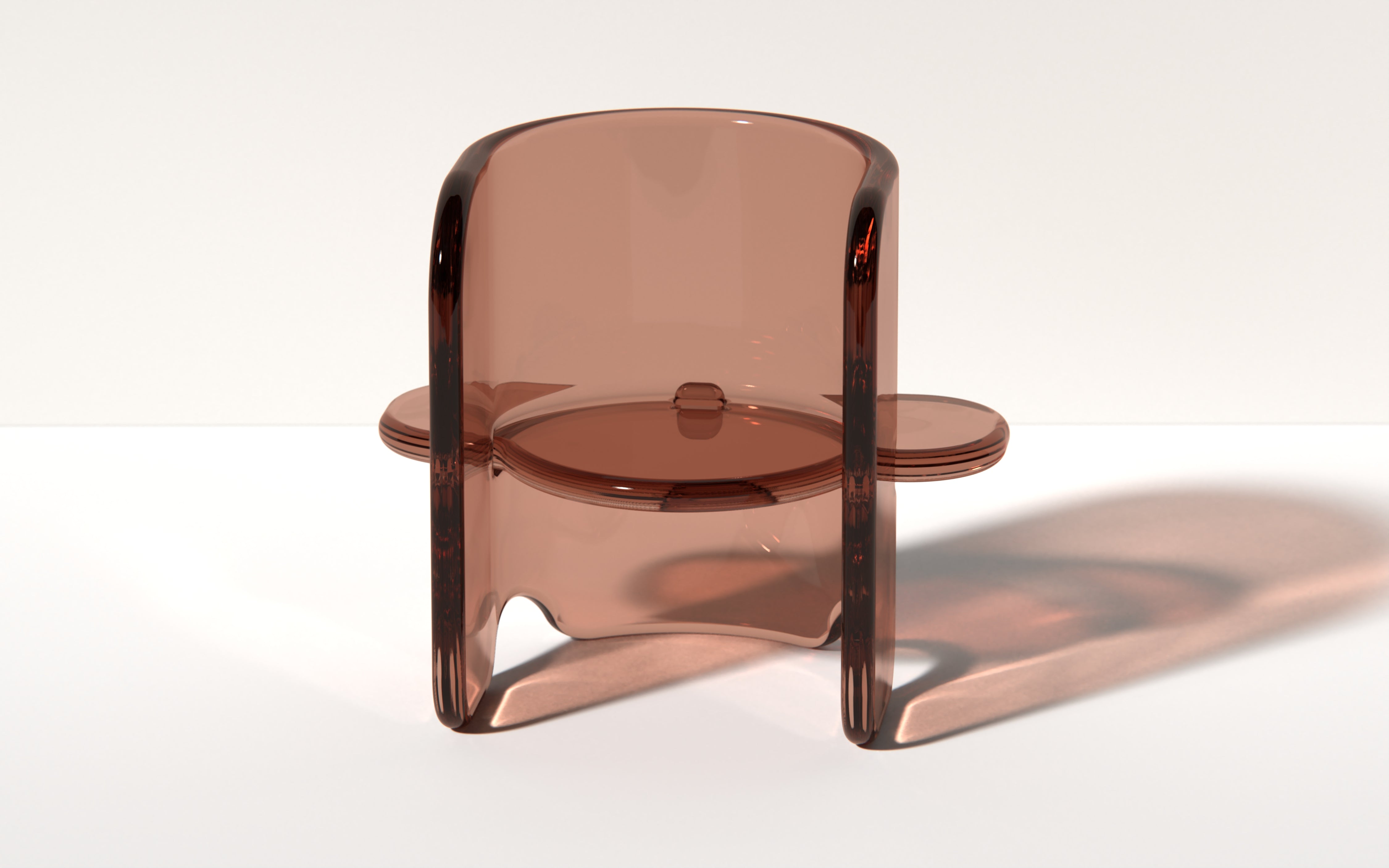 Plump Chair in Bold Blue