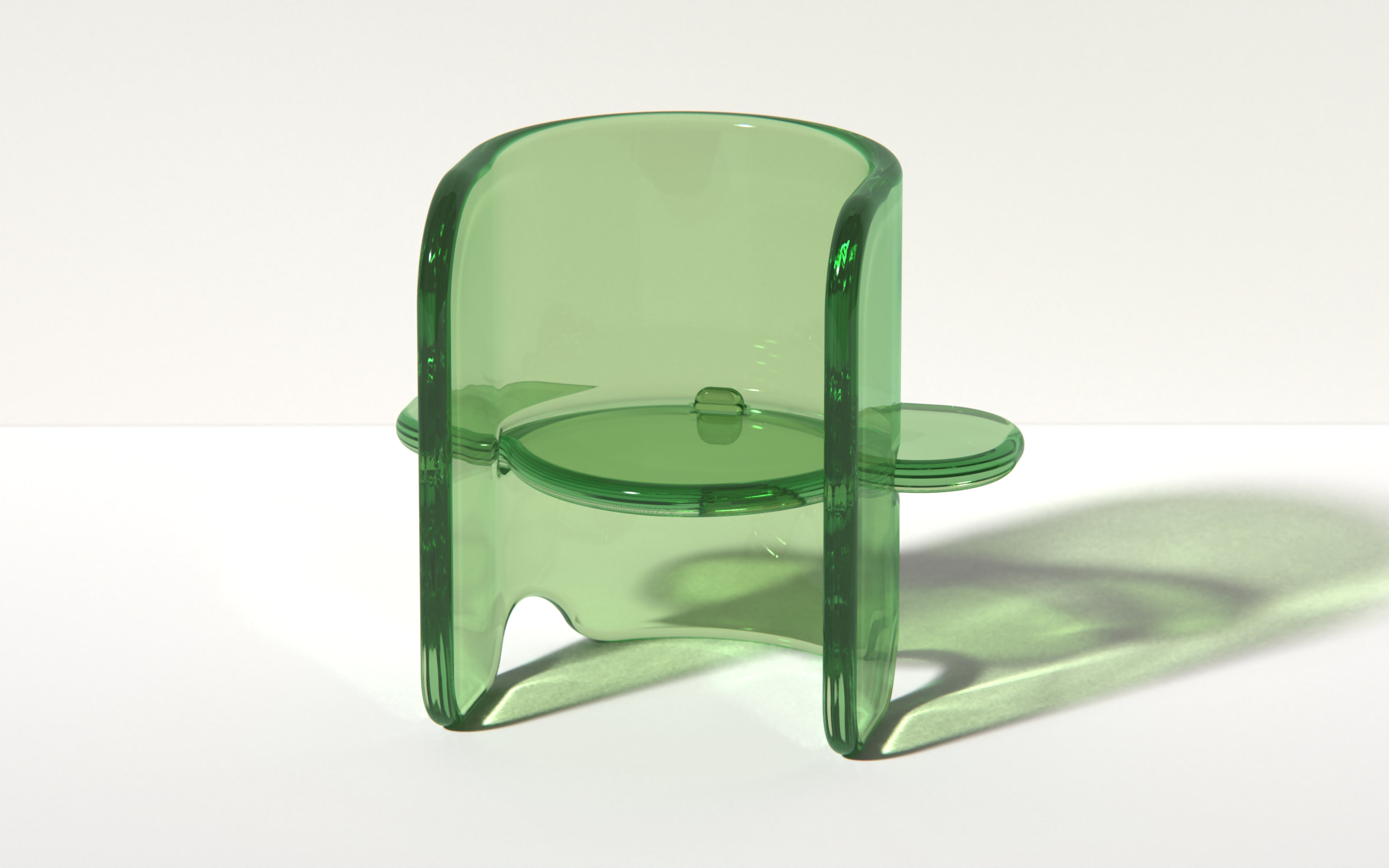 Plump Chair in Bold Blue