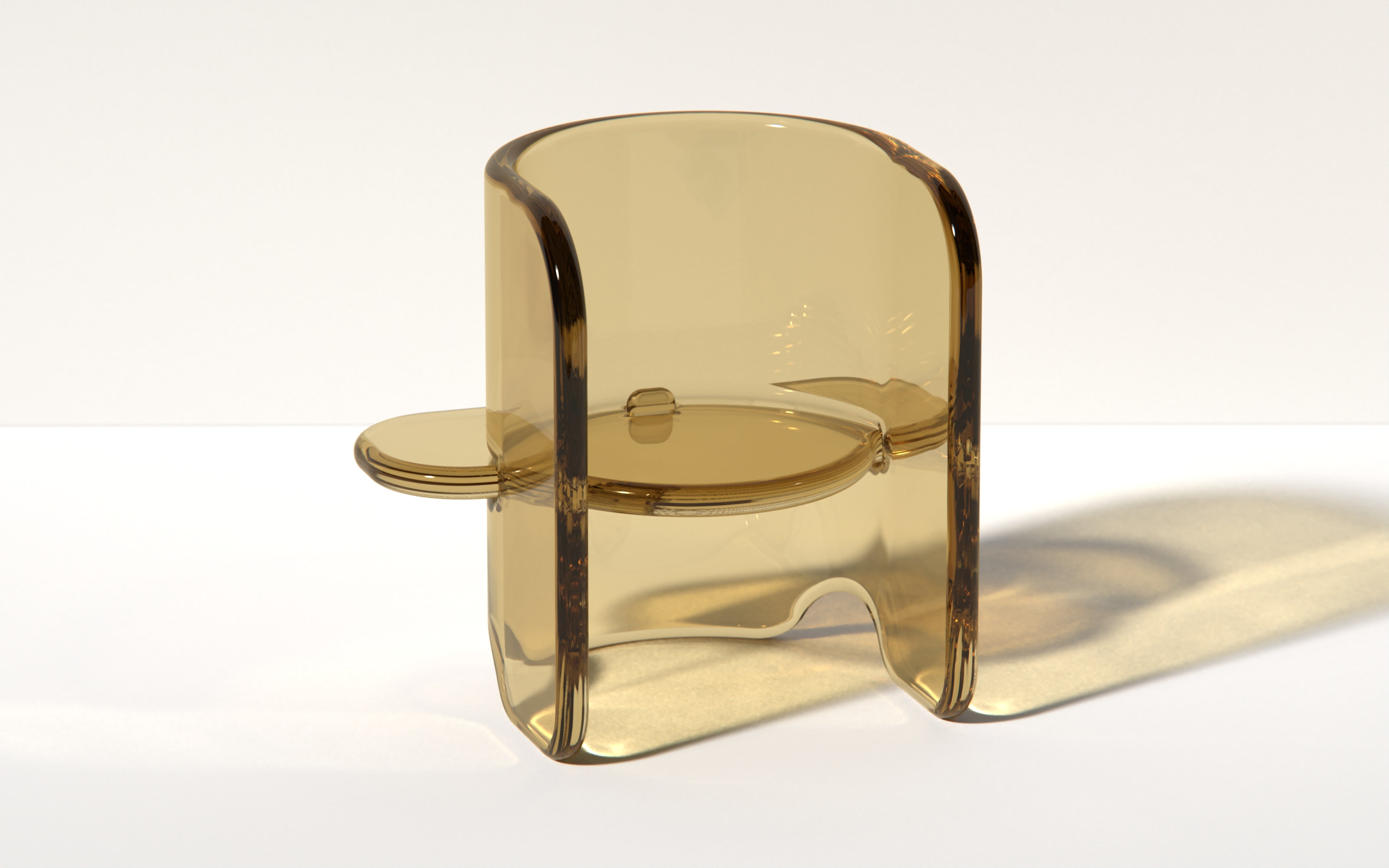 Plump Chair in Bold Blue