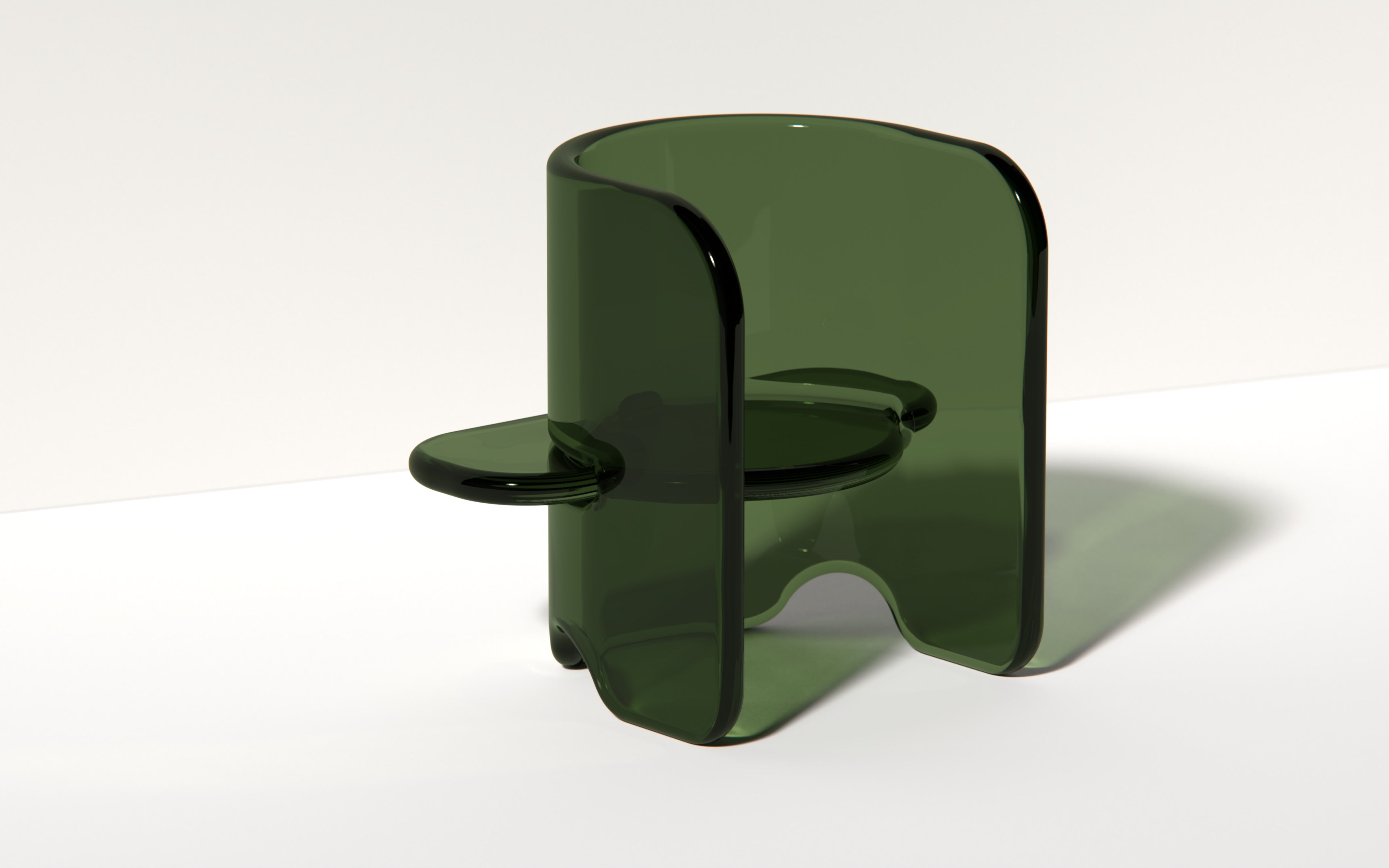 Plump Chair in Bold Blue