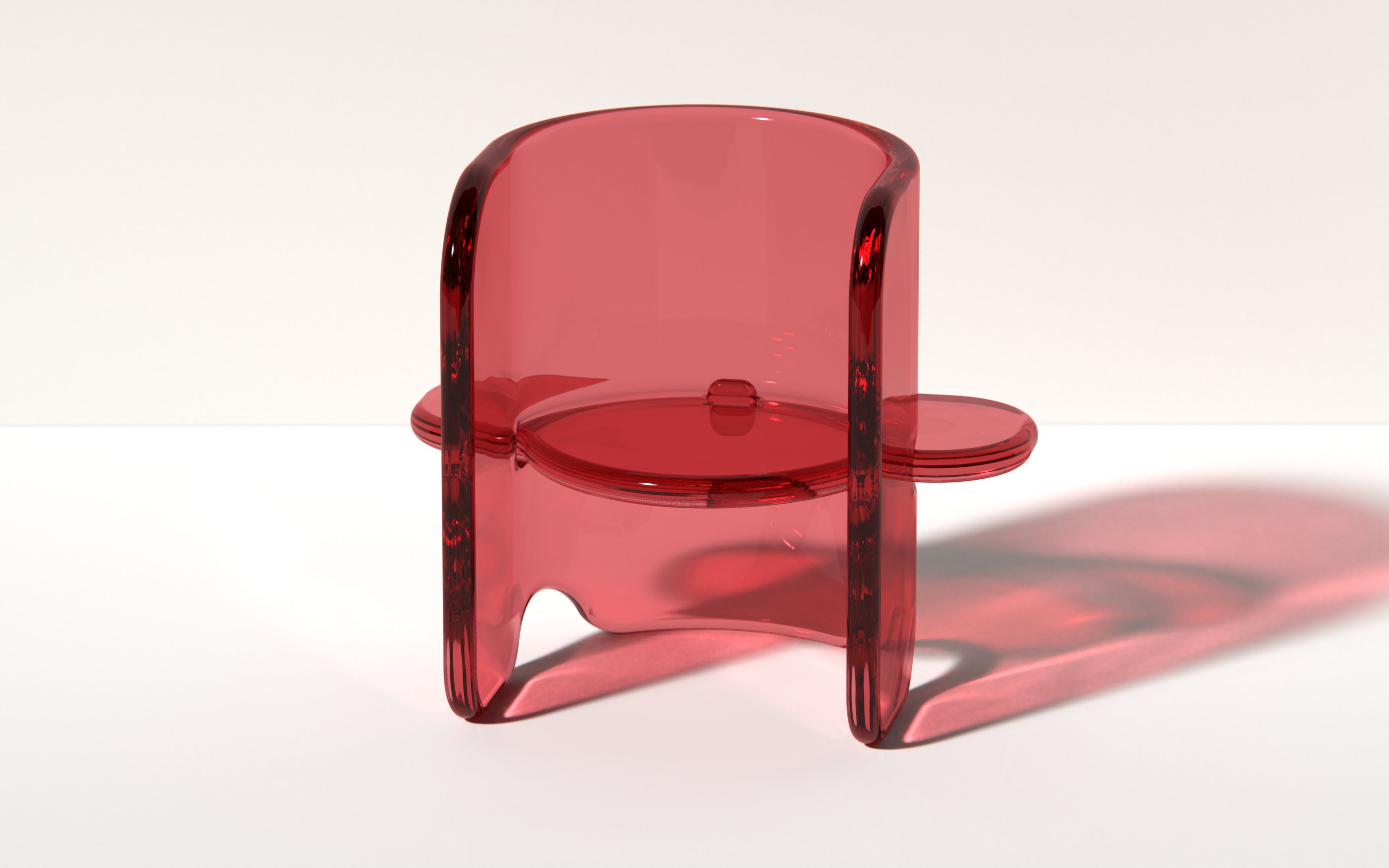 Plump Chair in Bold Blue