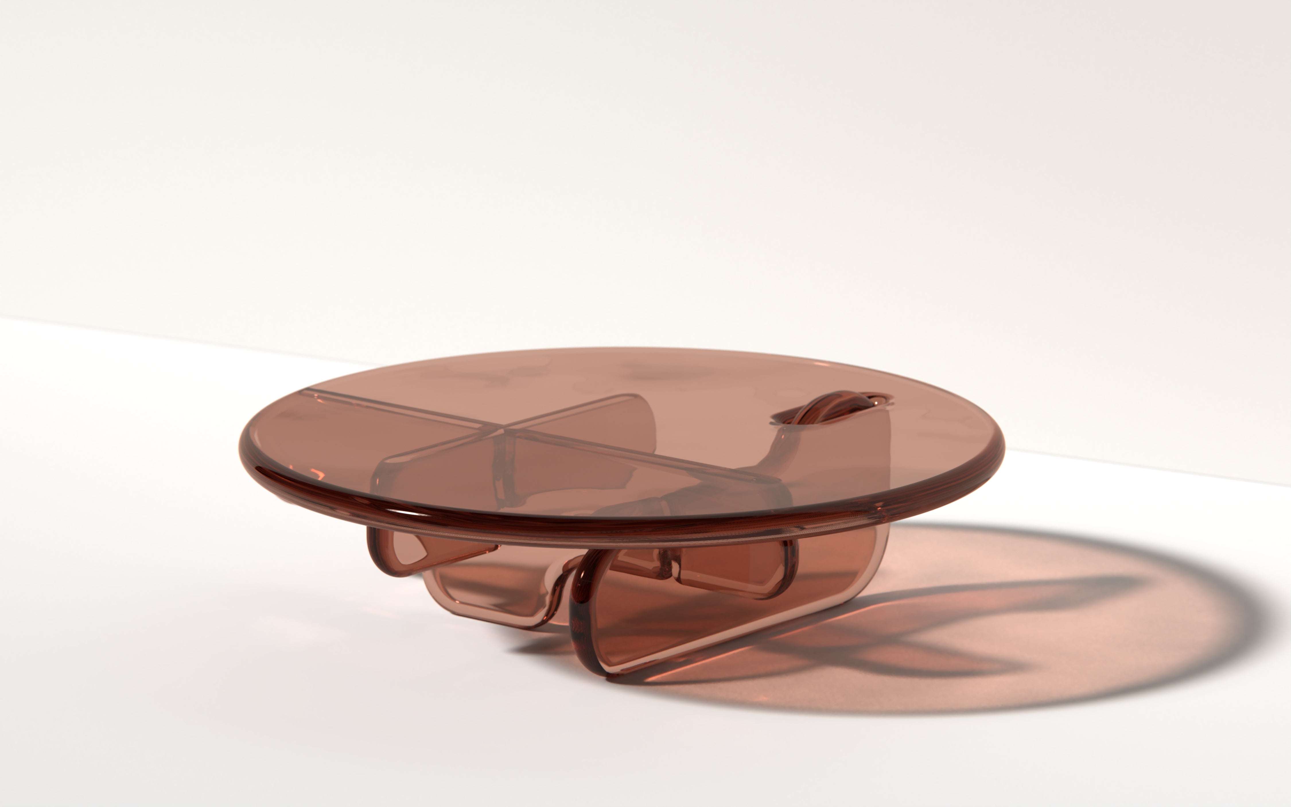 Plump Coffee Table in Bold Blue