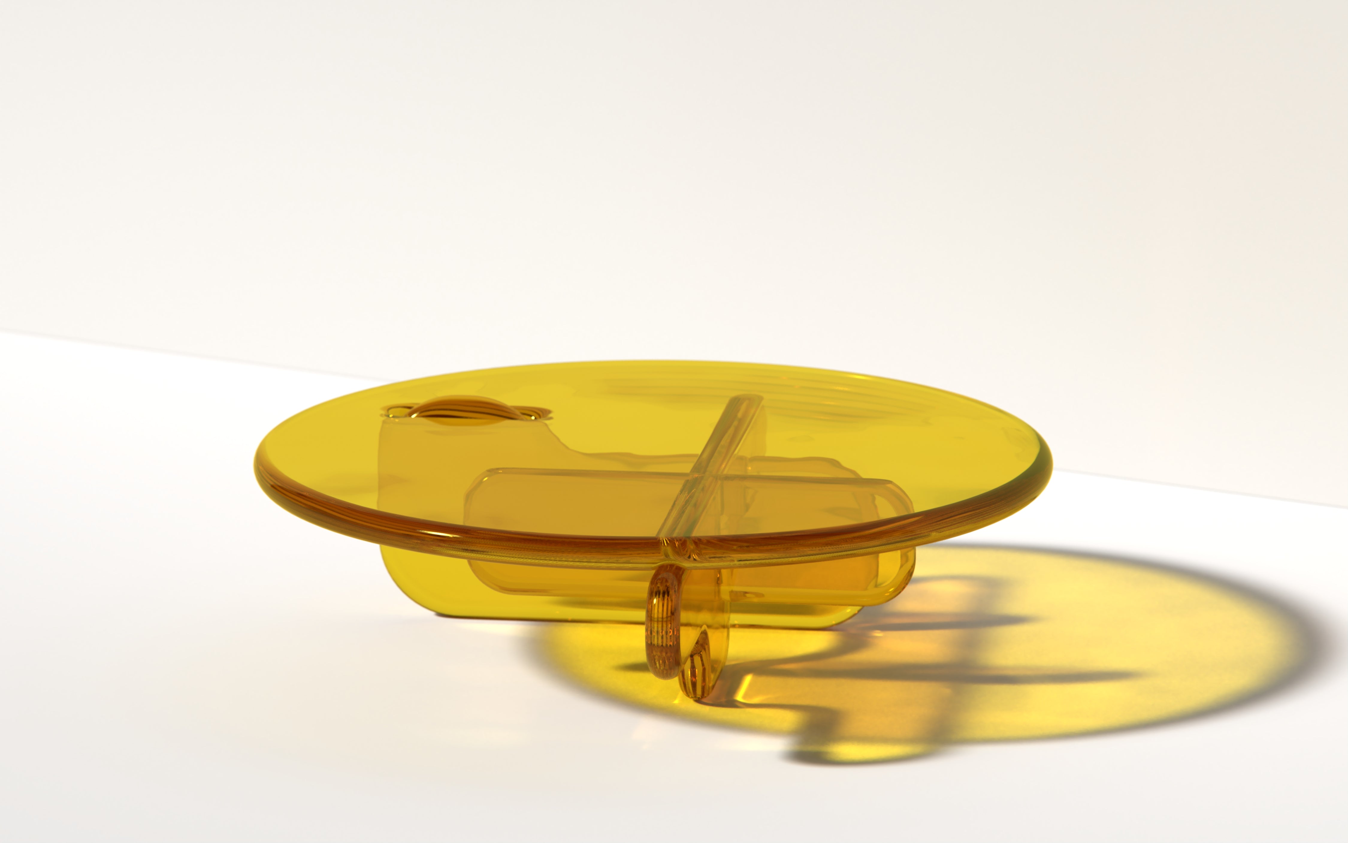 Plump Coffee Table in Bold Blue