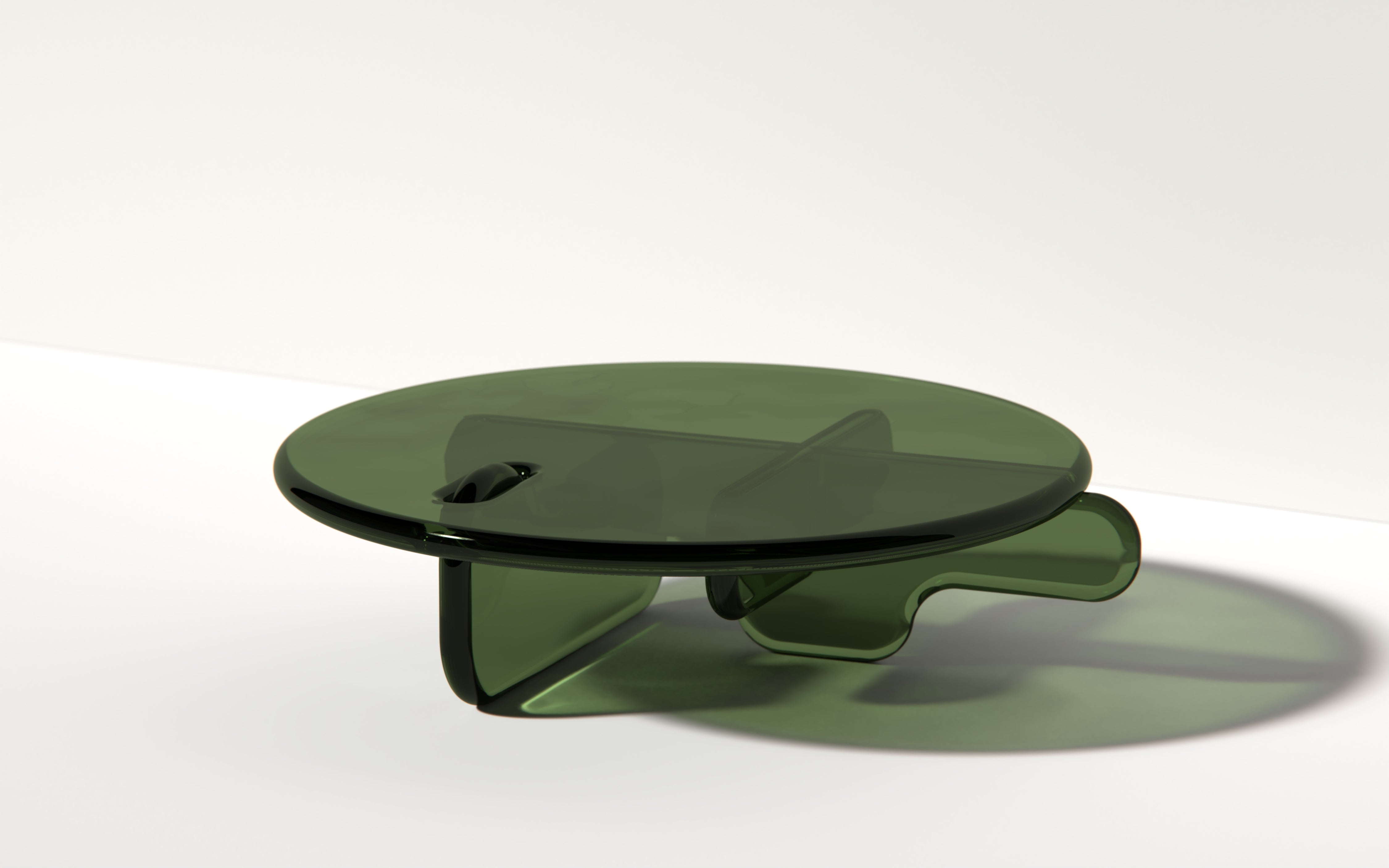 Plump Coffee Table in Bold Blue
