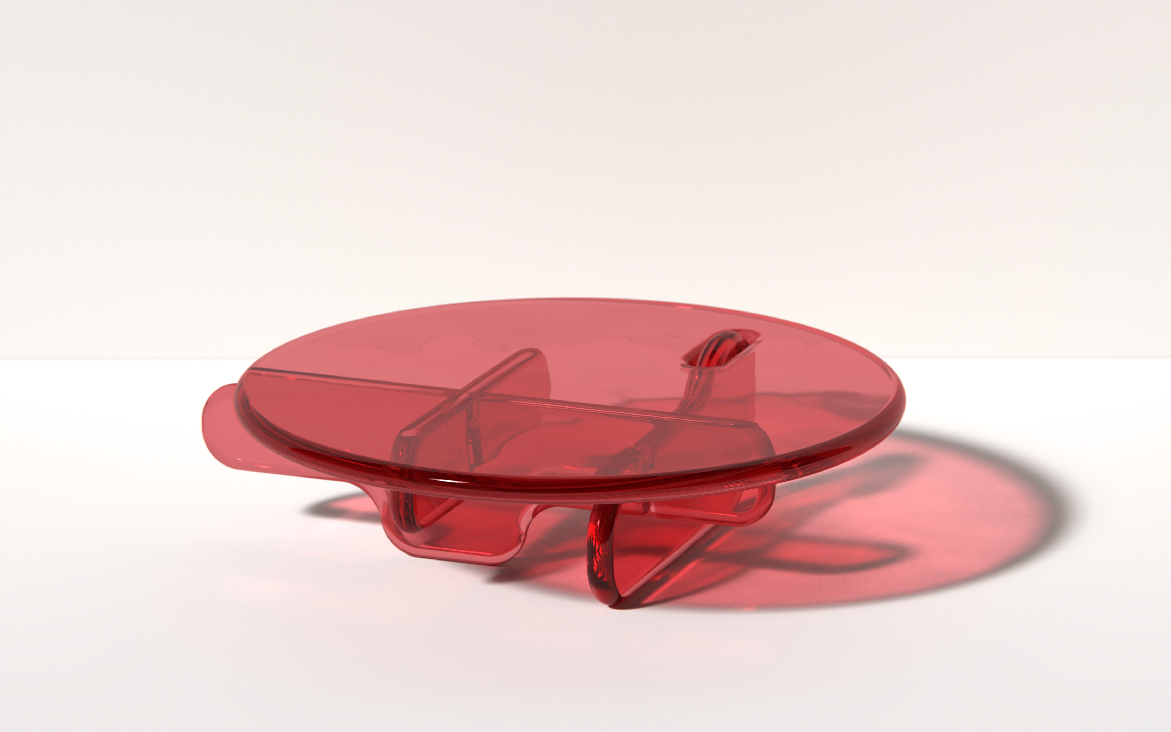 Plump Coffee Table in Bold Blue