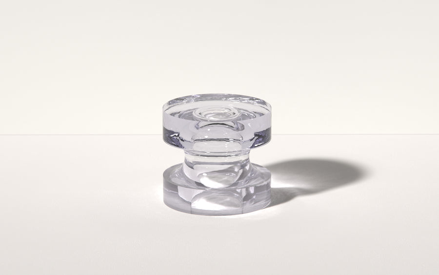 Echo II Side Table in Crystal Clear