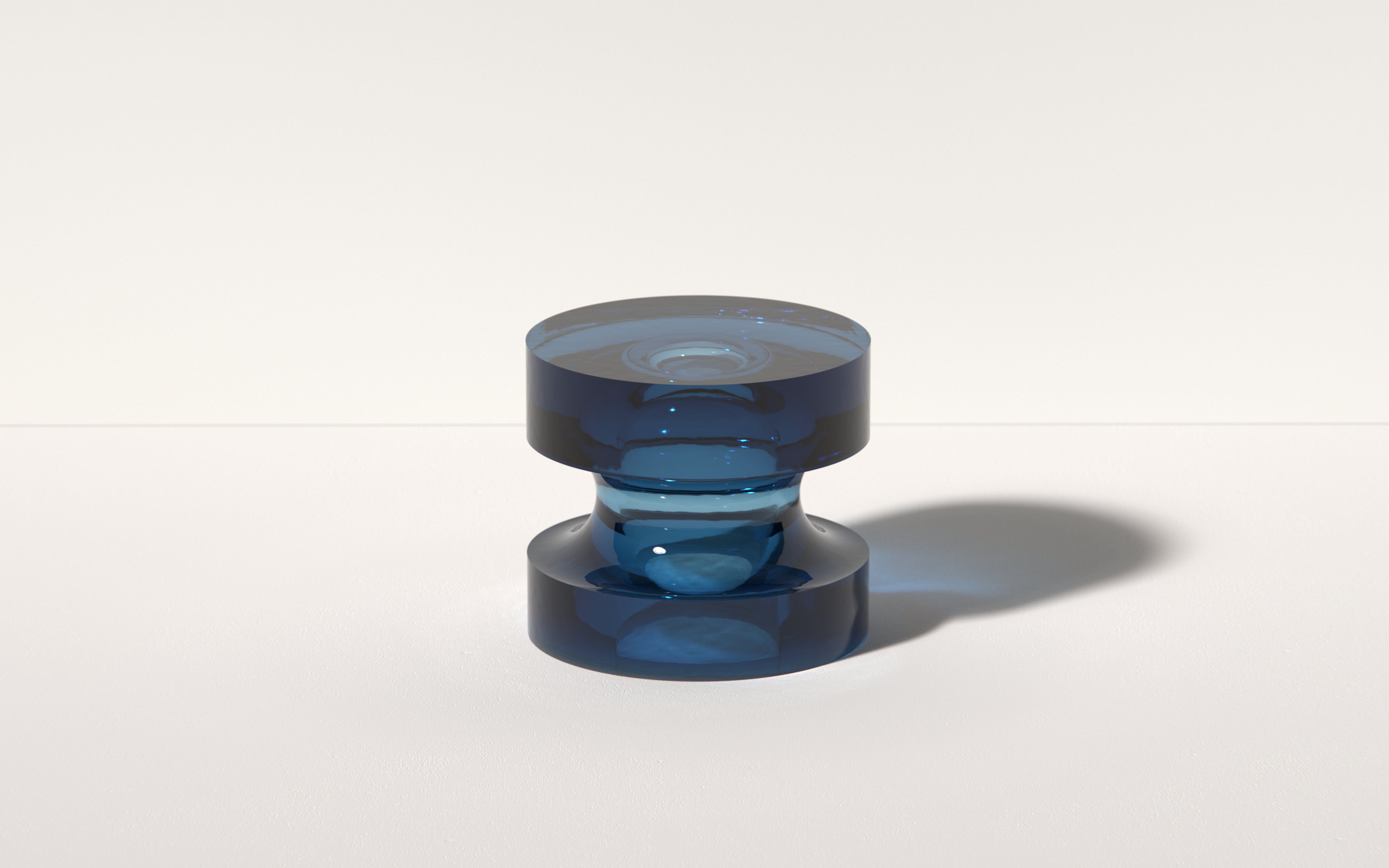 Echo II Side Table in Rosé