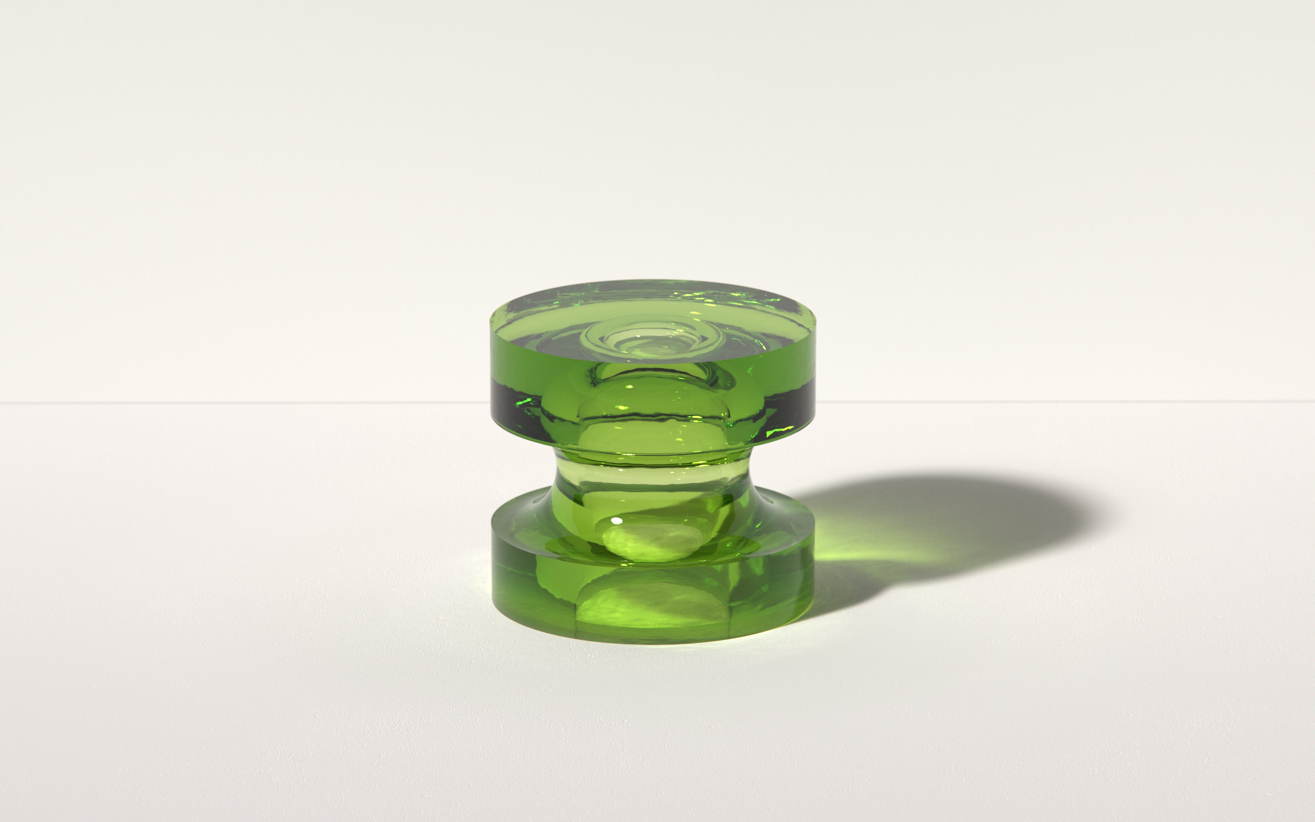 Echo II Side Table in Crystal Clear