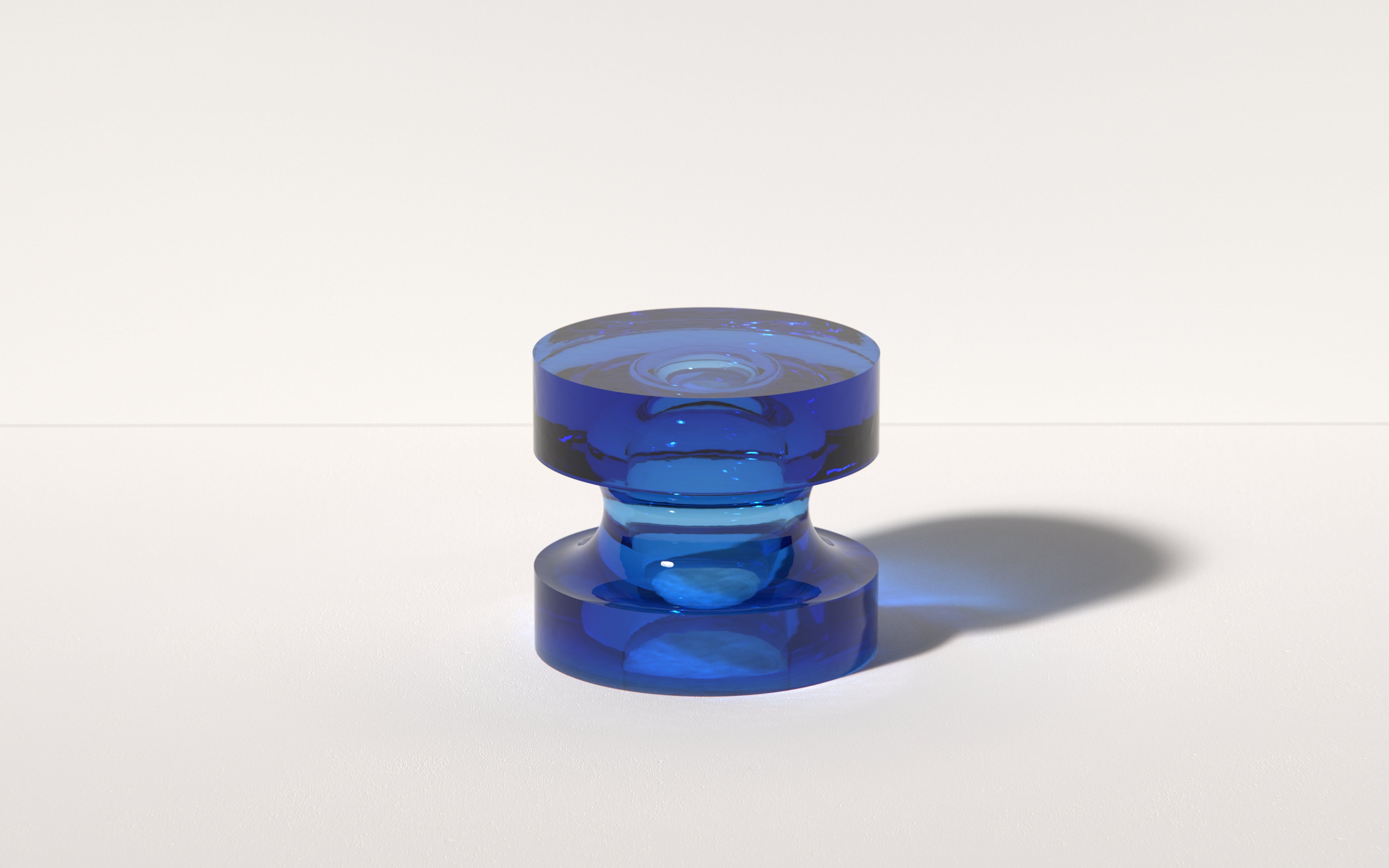 Echo II Side Table in Rosé