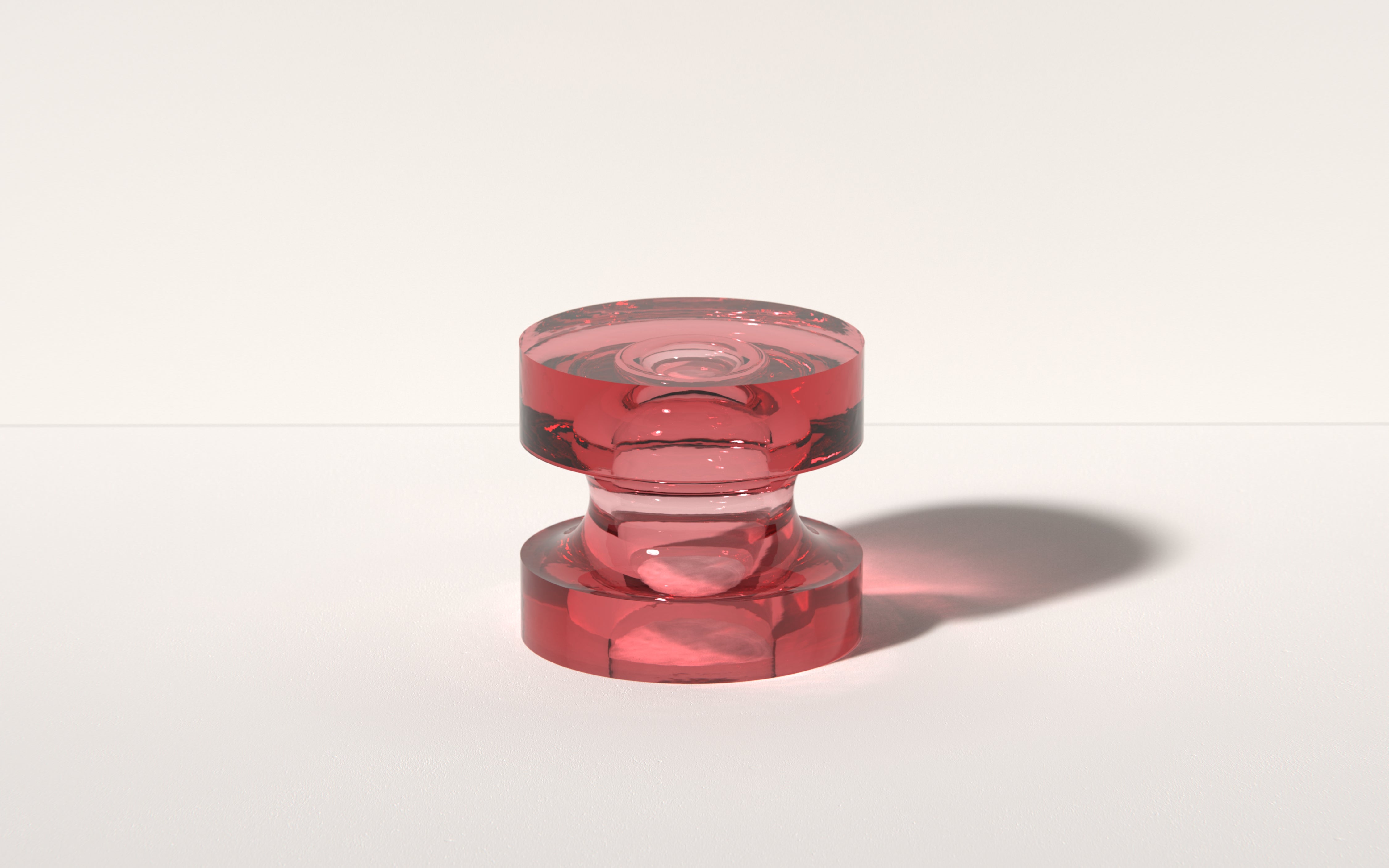 Echo II Side Table in Rosé