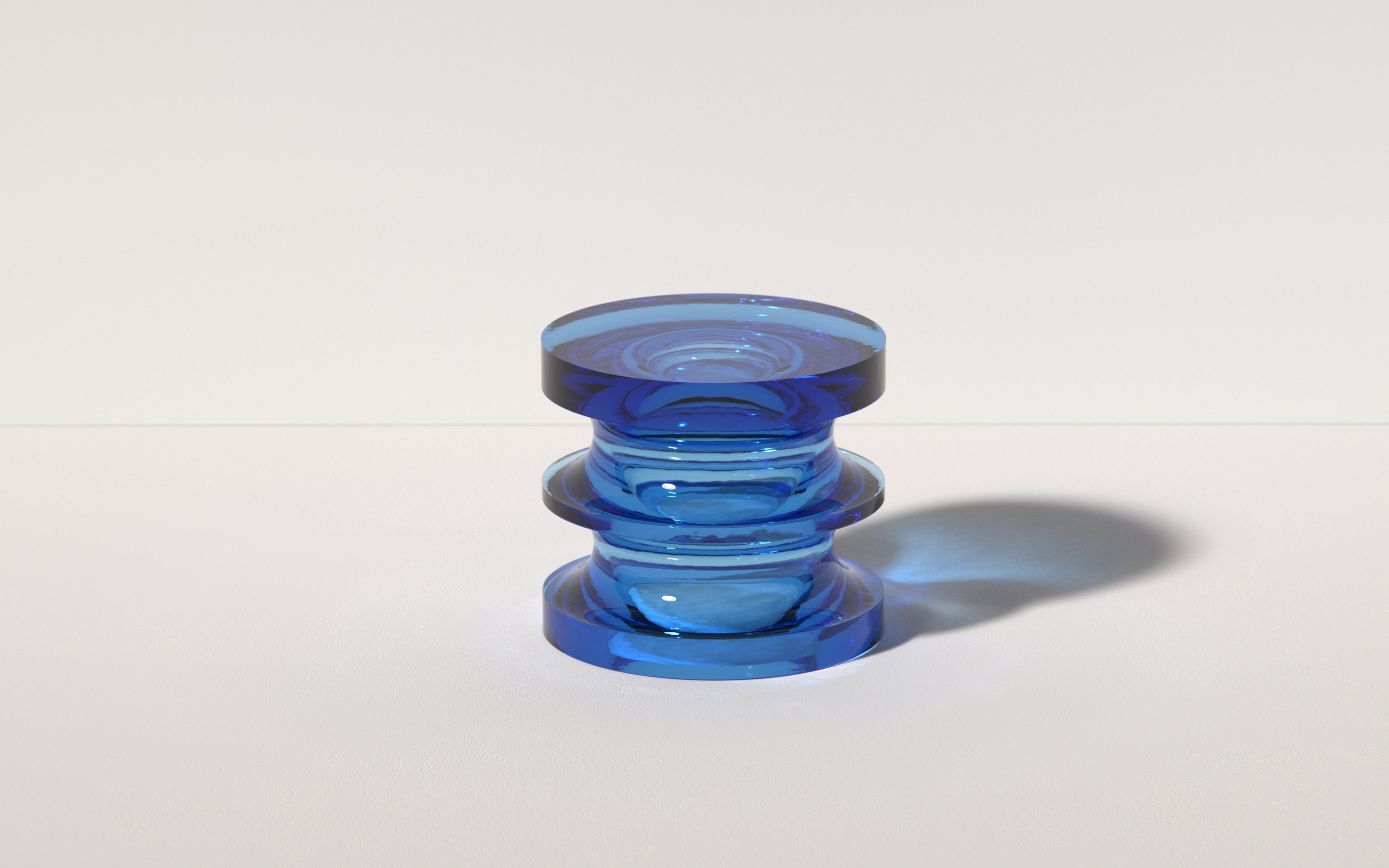 Echo Side Table III in Ocean