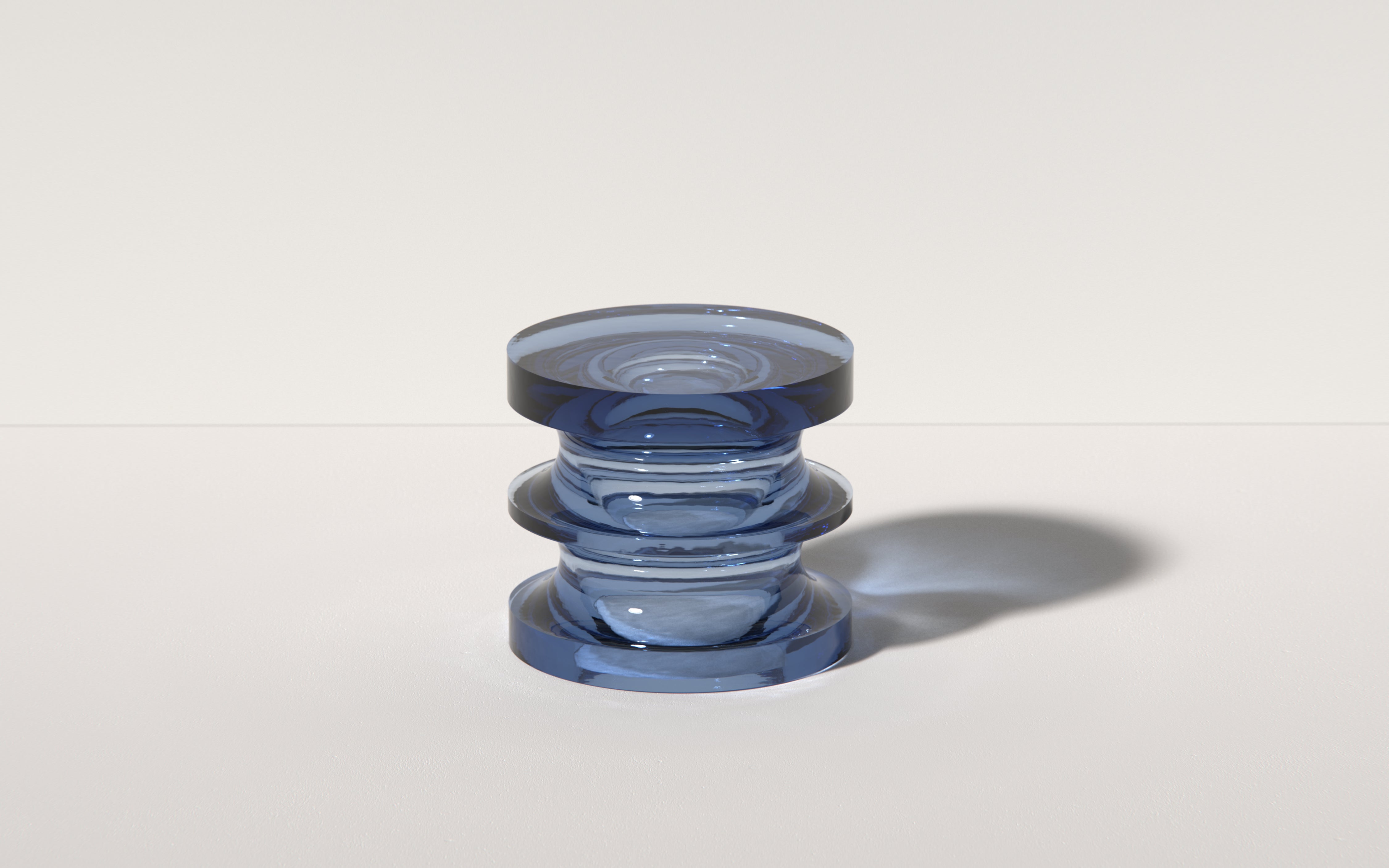 Echo III Side Table in Bright Blue