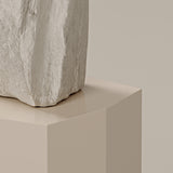 Ame White II Pedestal in Lacquer