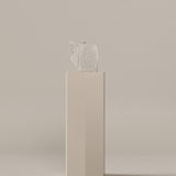 Ame White II Pedestal in Lacquer