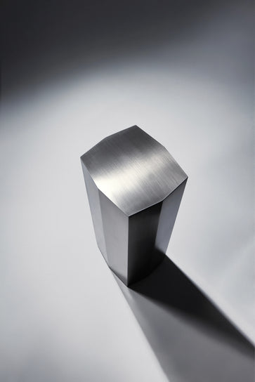 Ame II Pedestal in Brushed Stainless Steel