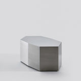 Ame III Coffe Table in Brushed Stainless Steel