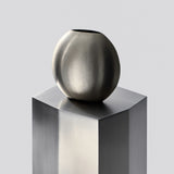 Ame II Pedestal in Brushed Stainless Steel