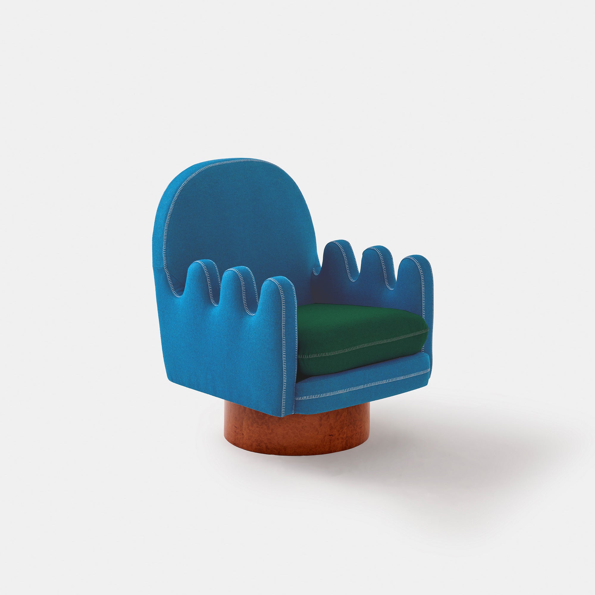 Semo Armchair in Navy