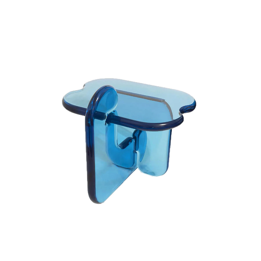 Plump Side Table in Aquamarine