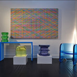 Plump Chair in Bold Blue