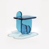 Plump Side Table in Aquamarine