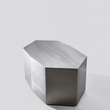 Ame III Coffe Table in Brushed Stainless Steel
