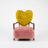 Uni Armchair in Yellow/Pink