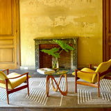 Maze rug in Tibetan Wool by Jt. Pfeiffer. Represented by Fine art and design gallery Tuleste Factory in New York City.