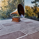  Maze rug in Tibetan Wool by Jt. Pfeiffer. Represented by Fine art and design gallery Tuleste Factory in New York City.