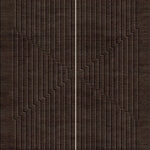 Luxury handcrafted relief art rung with centerline by designer JT. Pfeiffer. Represented by Tuleste Factory in Chelsea, NYC.