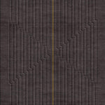 Luxury handcrafted relief art rung with centerline by designer JT. Pfeiffer. Represented by Tuleste Factory in Chelsea, NYC.