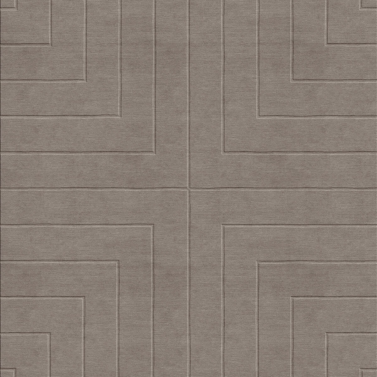 Luxury geometric relief rug by designer Jt/ Pfeiffer. Represented by Tuleste Factory in New York City.