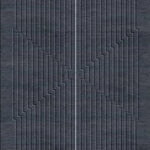 Luxury handcrafted relief art rung with centerline by designer JT. Pfeiffer. Represented by Tuleste Factory in Chelsea, NYC.