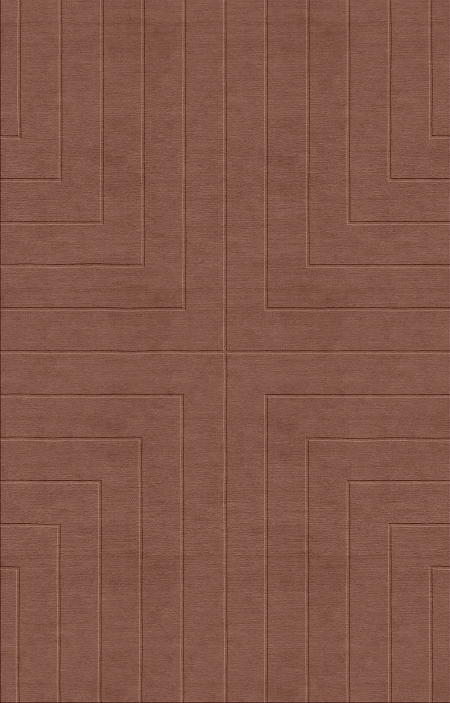 Luxury geometric relief rug by designer Jt/ Pfeiffer. Represented by Tuleste Factory in New York City.