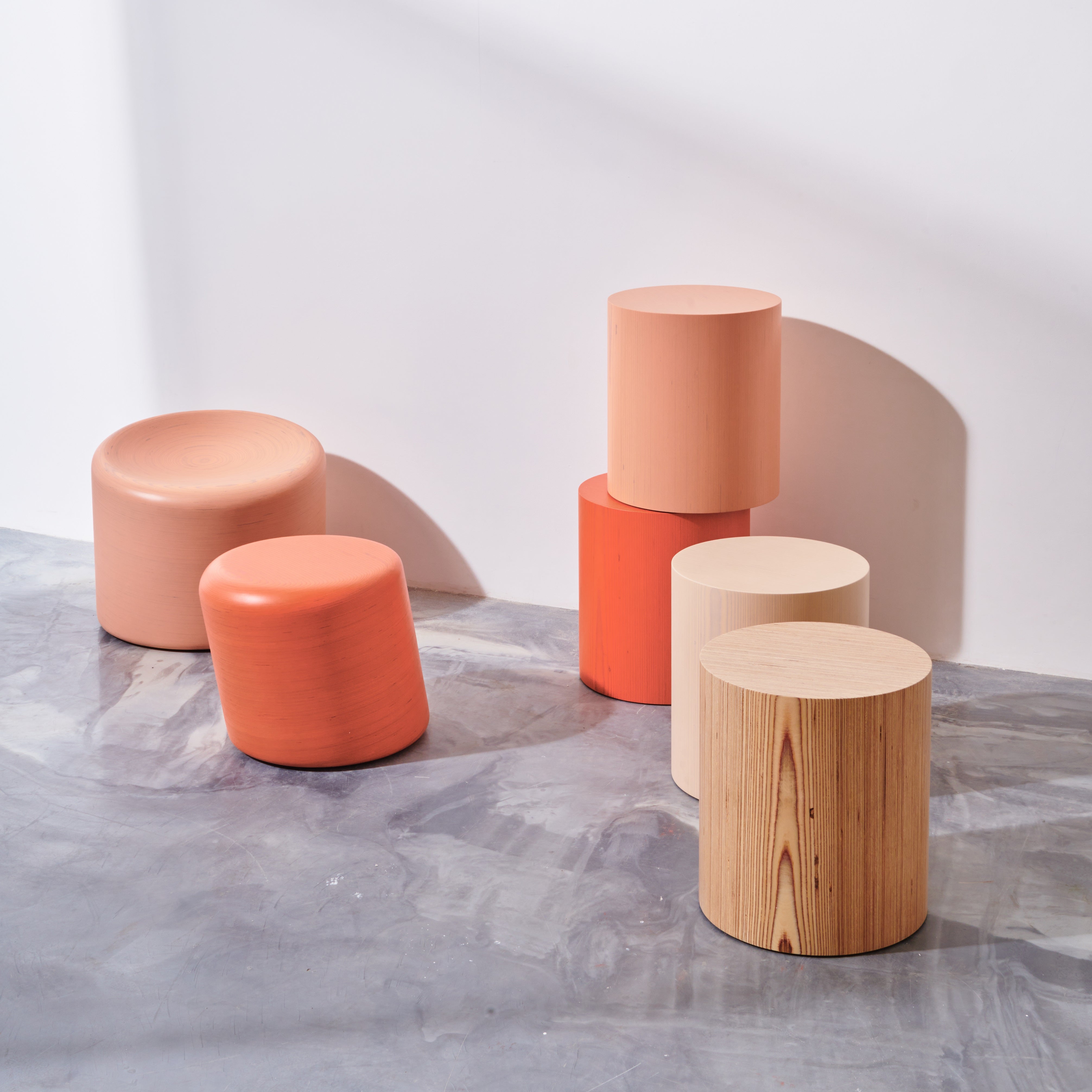 Stack Seat in Coral