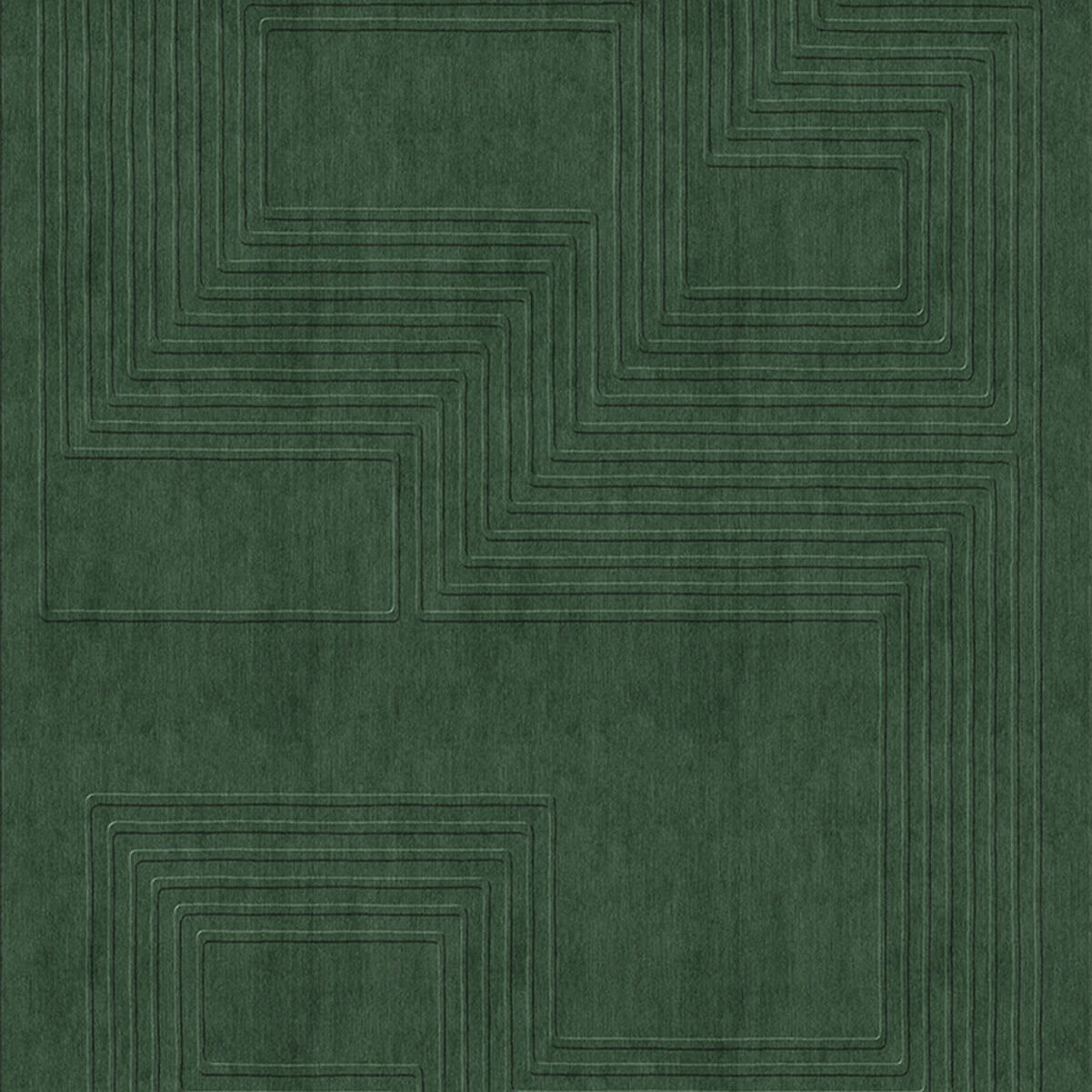 Luxury handcrafted relief rug by designer JT. Pfeiffer. Represented by design gallery Tuleste Factory in New York City.