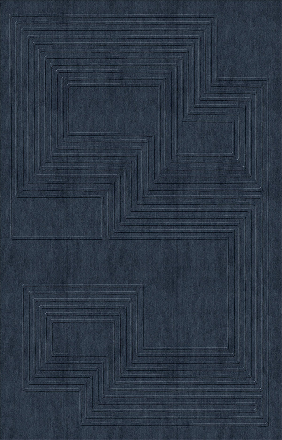 Luxury handcrafted relief rug by designer JT. Pfeiffer. Represented by design gallery Tuleste Factory in New York City.