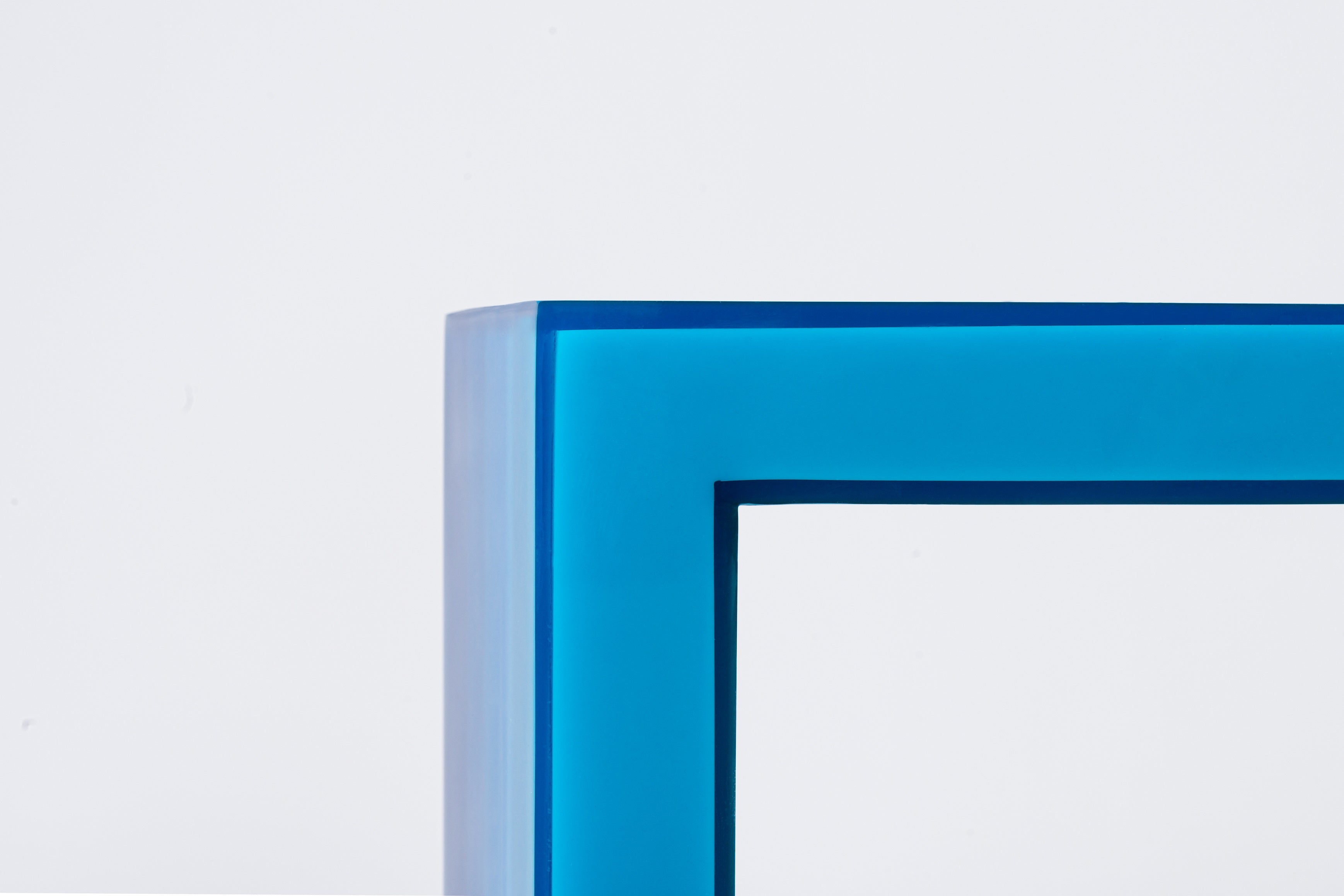 Resin furniture design, console as sculpture by Facture Studio. Represented by Tuleste Factory in New York City.