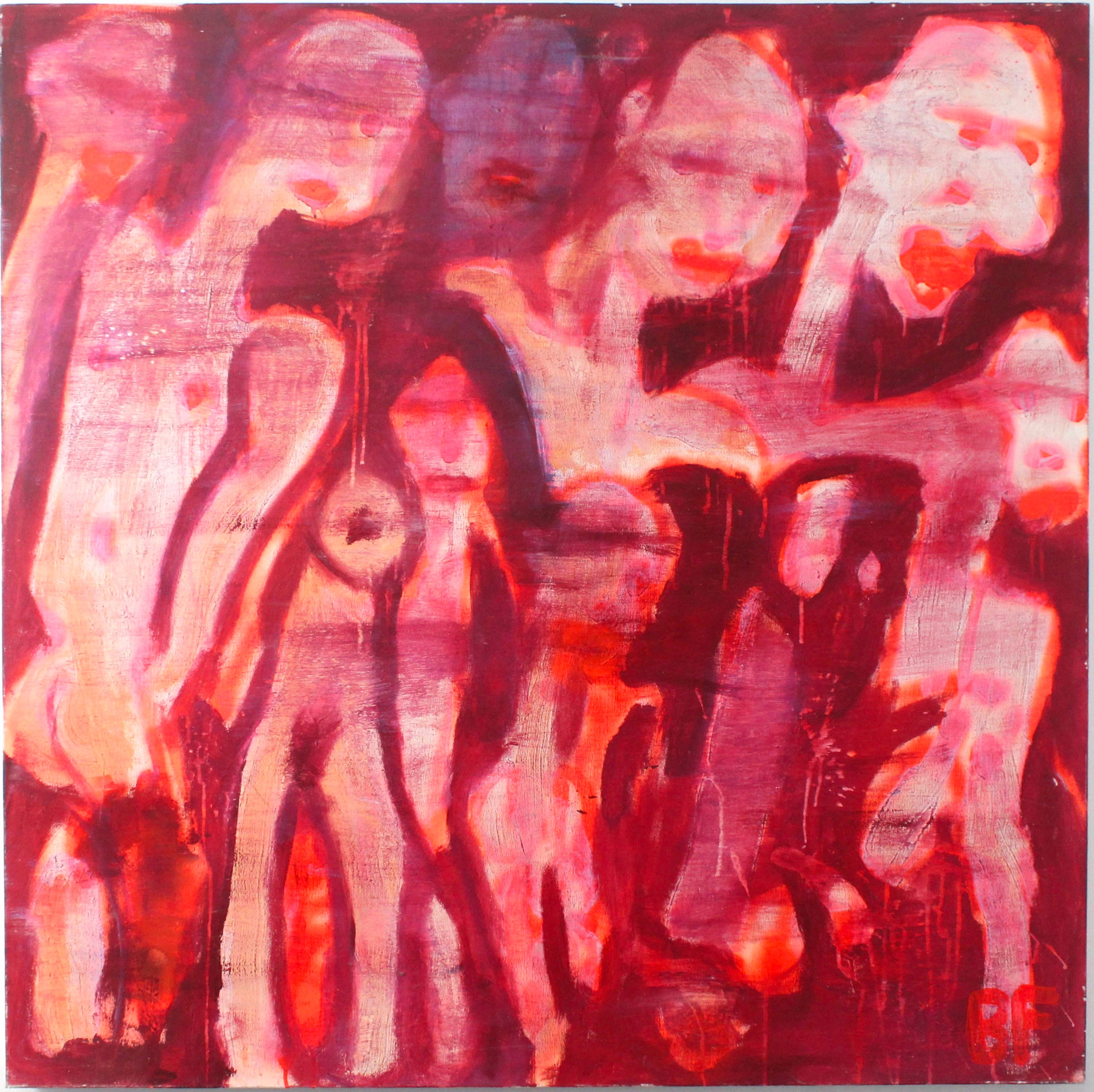 Mixed Media work on canvas by Brad Fisher. Represented by Tuleste Factory, a collectible design and fine art gallery in Chelsea, New York City.