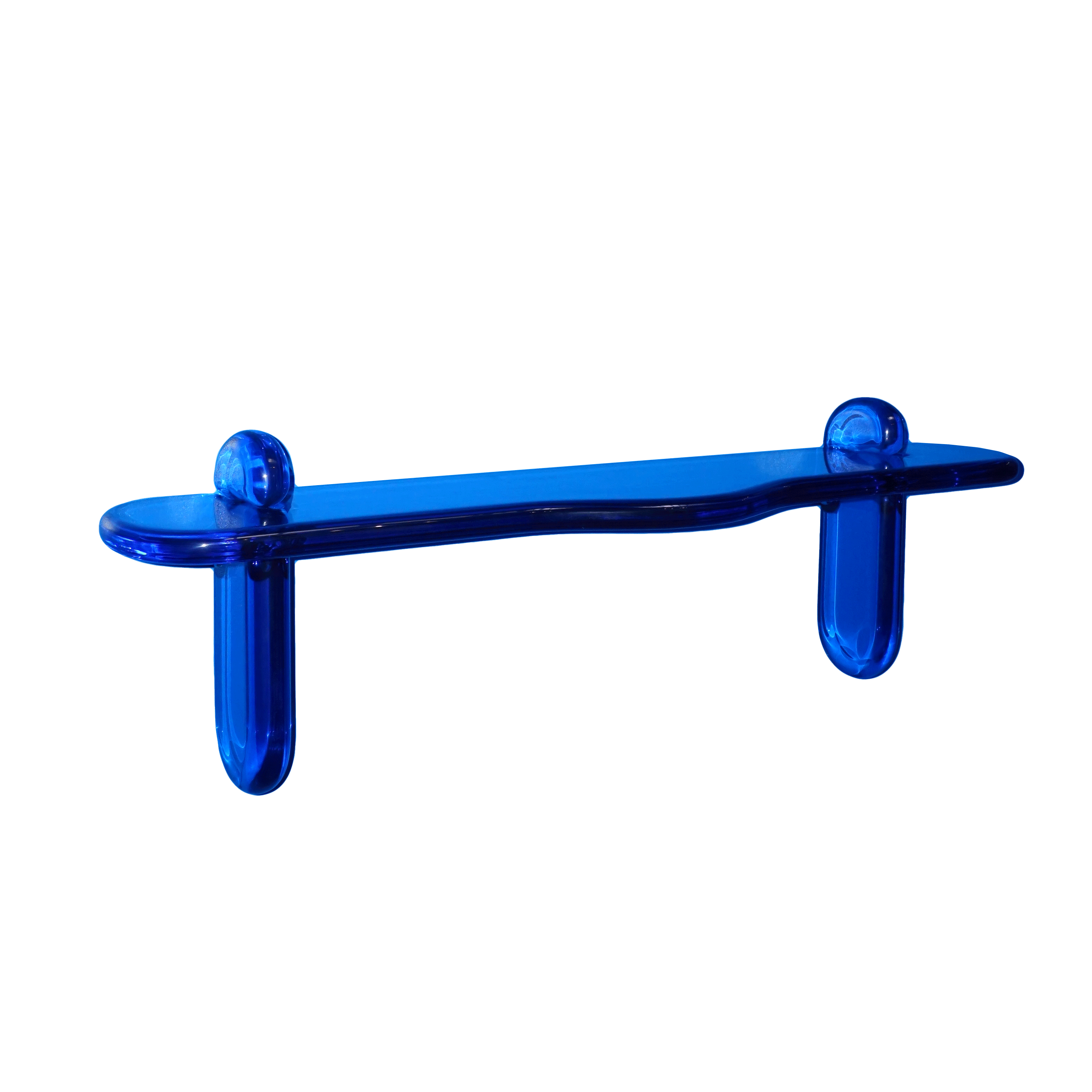 Resin wall shelf by Ian Cochran. Customizable in any size & colors from Pantone reference. Represented by Tuleste Factory.