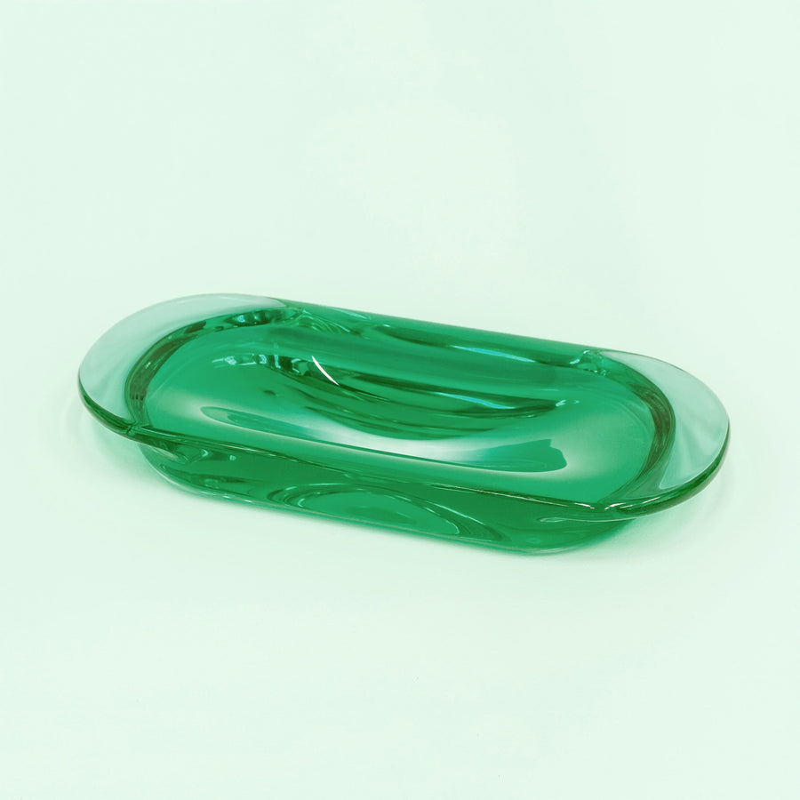 Resin trinket dish by designer Ian Cochran. Represented by Tuleste Factory, an art & design gallery in New York city.