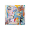Mixed media abstract painting on canvas by NY-based artist Joseph Conrad-Ferm.
