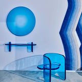 Plump Chair in Bold Blue