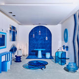 Plump Coffee Table in Bold Blue
